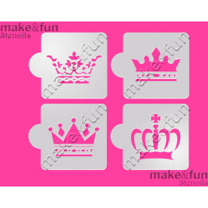 Στένσιλ κορώνες 6,5cm 4τεμ