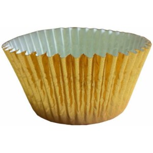 Θήκες cupcake χρυσό 5cm 500τεμ