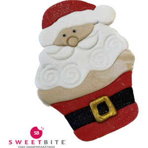 Alternative view of Κουπάτ Άγιος Βασίλης σε cupcake 10cm