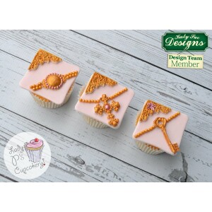 Alternative view of Καλούπι σιλικόνης σταυρός beaded Katy Sue