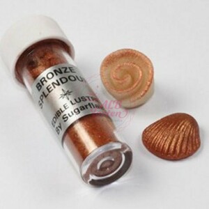 Alternative view of Χρώμα ζαχαροπλαστικής σκόνη μπρονζέ bronze splendour 2γρ Sugarflair