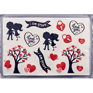 Alternative view of Πλάκα ζαχαρόπαστας love 20x30cm Sugart