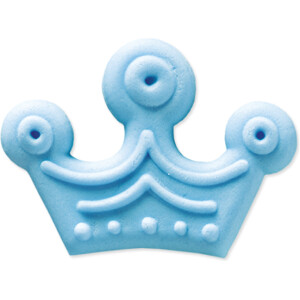 Κορώνες γαλάζιες 3cm 15τεμ ζαχαρωτά Sugart