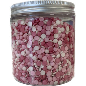 Alternative view of Sprinkles κονφετί λευκό ροζ φουξ 150γρ Sweetbite