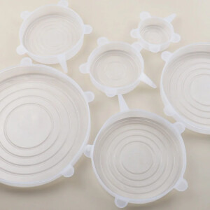 Καπάκια σιλικόνης ελαστικά 6τεμ