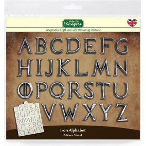 Καλούπι σιλικόνης γράμματα iron Katy Sue