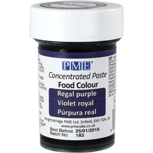 Χρώμα ζαχαροπλαστικής πάστα μωβ λιλά regal 25γρ PME