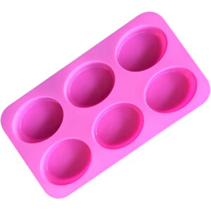 Alternative view of Φόρμα σιλικόνης οβάλ 5,8x7,7cm 6τεμ