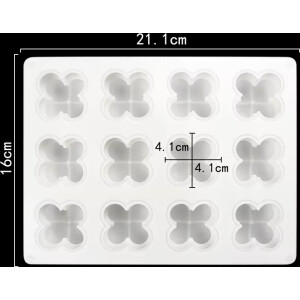 Alternative view of Φόρμα σιλικόνης σφαίρες κολλημένες 12τεμ