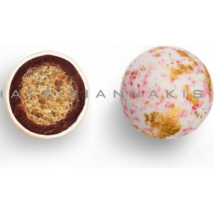 Κουφέτα Crispy πιτσιλωτό ροζ χρυσό 700γρ Χατζηγιαννάκη