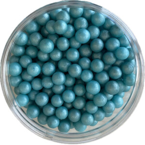 Πέρλες γαλάζιες περλέ βρώσιμες 7mm 220γρ Sweetbite
