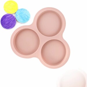 Φόρμα σιλικόνης στρόγγυλα 10cm 3τεμ