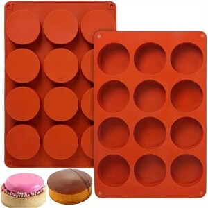 Φόρμα σιλικόνης στρογγυλά 12 τεμ