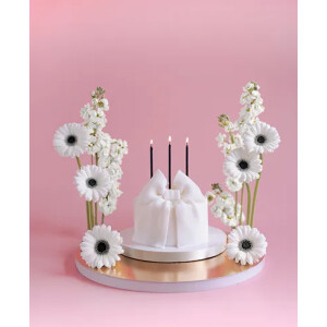 Κεριά μαύρα 14cm 12τεμ PartyDeco