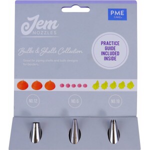 Κορνέ σετ Bulbs and Shells Collection 3τεμ Jem