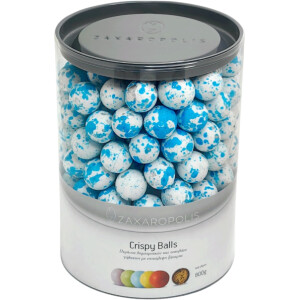 Κουφέτα Crispy πιτσιλωτό μπλε 800γρ Zaxaropolis
