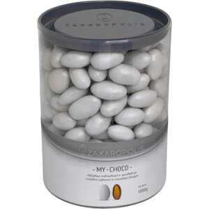 Κουφέτα My choco αμυγδάλου λευκό περλέ στρατσιατέλα 1 κιλό Zaxaropolis