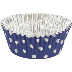 Alternative view of Θήκες cupcake μπλε πουά 5cm 30τεμ PME