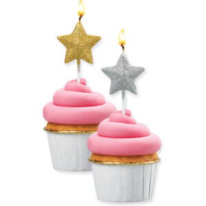 Alternative view of Κερί αστέρι ασημί Sugart