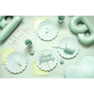 Alternative view of Κεριά βεραμάν μέντα 14cm 12τεμ PartyDeco