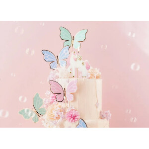 Alternative view of Κερί μονόκερος 9cm PartyDeco