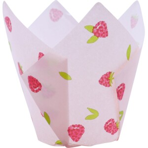 Alternative view of Θήκες για muffin τουλίπες με ράσπμπερυ 24τεμ PME