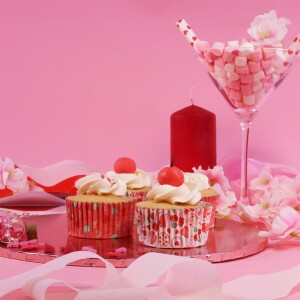 Alternative view of Θήκες cupcake Sweet Love 5cm 60τεμ PME