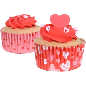Alternative view of Θήκες cupcake Valentine's Day 5cm 60τεμ PME