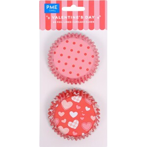 Θήκες cupcake Valentine's Day 5cm 60τεμ PME