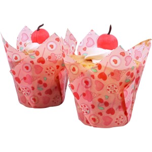 Alternative view of Θήκες για muffin τουλίπες Sweet Love 24τεμ PME