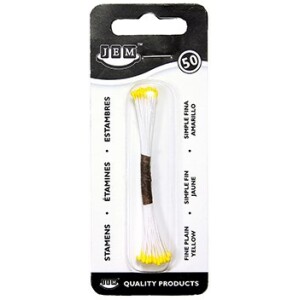 Στήμονες λεπτοί κίτρινοι 50τεμ PME
