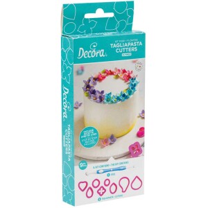 Κουπάτ καλοκαιρινά λουλούδια με εργαλείο μορφοποίησης Decora