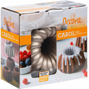 Ταψί αλουμινίου για mini κέικ Carol 10x5cm Decora