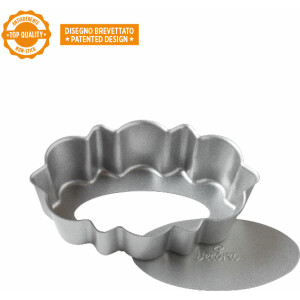 Alternative view of Ταψί αντικολλητικό για ταρτάκι οβάλ 7,5x11,5x3cm Decora