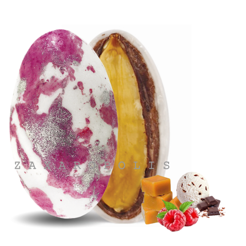 Κουφέτα My choco αμυγδάλου πιτσιλωτό φούξια mix γεύσεων 1 κιλό Zaxaropolis - Image 2