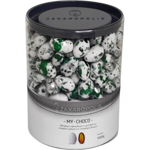 Κουφέτα My choco αμυγδάλου πιτσιλωτό πράσινο mix γεύσεων 1 κιλό Zaxaropolis