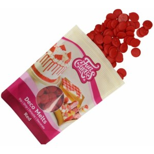 Deco melts κόκκινο 250γρ Funcakes