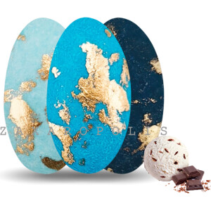 Alternative view of Κουφέτα Choco splash αποχρώσεις μπλε μπρονζέ mix γεύσεων 1 κιλό Zaxaropolis