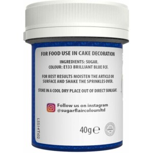 Alternative view of Ζάχαρη μπλε 40γρ Sugar Sprinkles Sugarflair