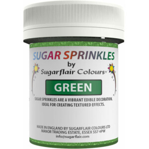 Ζάχαρη πράσινη 40γρ Sugar Sprinkles Sugarflair