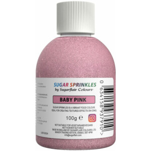 Alternative view of Ζάχαρη ροζ baby 100γρ Sugar Sprinkles Sugarflair