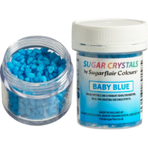 Alternative view of Sugar crystals κρύσταλλοι ζάχαρης baby blue 45ml Sugarflair