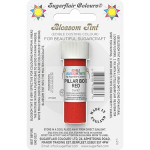 Χρώμα σκόνη κόκκινο pillar box 7ml Sugarflair