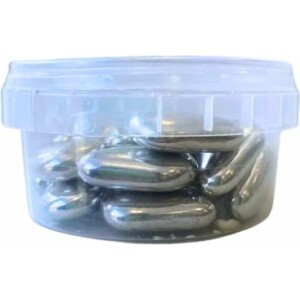 Alternative view of Ασημένια αμύγδαλα μεγάλα 40γρ Sweetbite