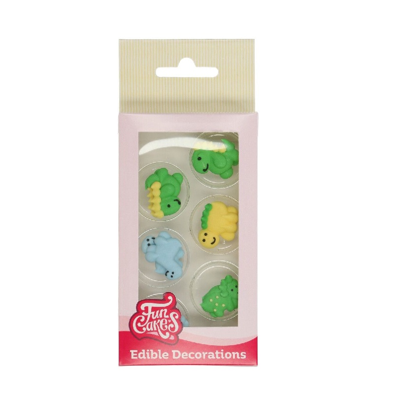 Δεινόσαυροι 12τεμ ζαχαρωτά Funcakes