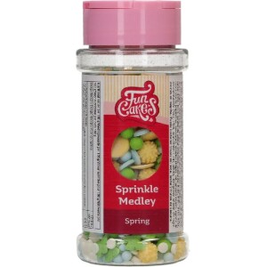 Sprinkles πολύχρωμο medley spring 55γρ Funcakes