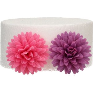 Alternative view of Mαργαρίτες βάφλας πολύχρωμες pompom 12τεμ Funcakes