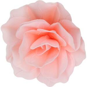 Alternative view of Τριαντάφυλλο βάφλας Pastella ροζ μεγάλο Funcakes