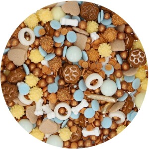 Alternative view of Sprinkles puppy love medley 70γρ Funcakes