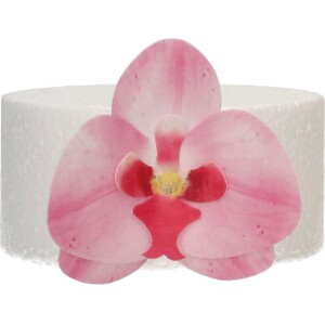Alternative view of Ορχιδέες βάφλας ροζ μεσαίες Deluxe 10τεμ Funcakes
